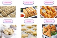Nouvelle machine automatique à tarte et à empanadas de grande taille pour un usage domestique, machine à samosas avec pliage manuel, composant moteur central