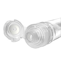 28mm Cou Taille En Plastique Flip Cap Tamper Evident PP PET HDPE Squeeze Bouteille Bouchon De Distribution Avec Revêtement En Feuille
