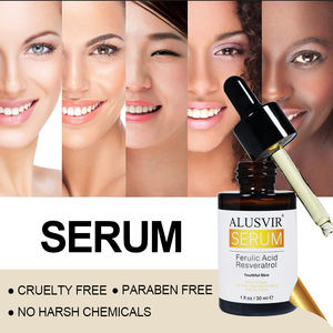 Suero facial de ácido ferúlico de etiqueta privada Blanqueamiento Iluminador Desvanece Manchas oscuras Suero antiarrugas para el cuidado de la piel (nuevo) Productos - Product Image 4