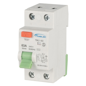 แม่เหล็กไฟฟ้า gtype (stype) 1P + N 40A TML1-63 30mA rccb เบรกเกอร์ชนิดแม่เหล็กหน้าเดียว - Product Image 1