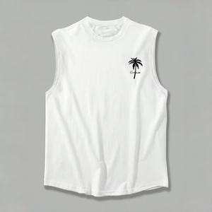 <b>Mens</b> <b>Gym</b> <b>Vest</b> Top 100% Cotton Street Wear Summer Bodybuilding Muscle Sleeveless <b>Gym</b> Design <b>Men's</b> T-Shirts tank Top <b>Men</b> - Product Image 4