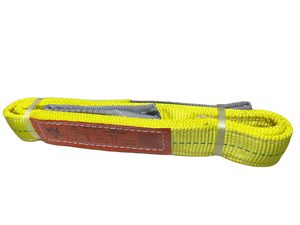 สายรัดสลิงแบบแบนทำจากโพลีเอสเตอร์กันลื่นแข็งแรงและใช้งานได้เต็มที่สำหรับการยก - Product Image 2