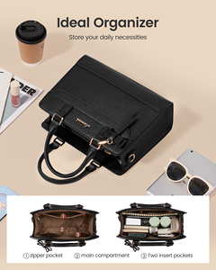 Borsa tote di lusso in similpelle LOVEVOOK da donna, borsa a tracolla alla moda, borsa da donna per shopping, viaggi e lavoro. - Product Image 3