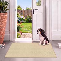 Original Jute Runner Rug Washable Non Slip Natural Texture Long Floor Mat for Hallway and Kitchen