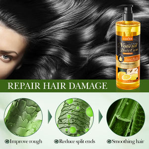 OEM al por mayor limón <span class=keywords><strong>jengibre</strong></span> champú limpieza profunda hidratante nutritivo suavizante anticaspa refrescante champú orgánico para el cabello - Product Image 6