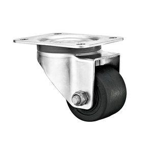 Rodízio de Aço Inoxidável SUS304 de 3'' para Uso Pesado, Centro de Gravidade Baixo, Roda de PA/<span class=keywords><strong>Nylon</strong></span> de 52mm, Antirrust para Equipamentos Industriais - Product Image 4