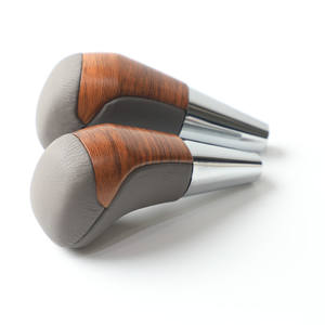 Palanca de Cambios de Coche, Cuero con Acabado Madera, Ergonómica, para Toyota Hilux Fortuner 2005-2016 - Product Image 2