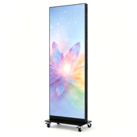 Schermo LED P2 Mobile per Pubblicità Interna, Display Digitale Autoportante per Eventi di Marketing, Negozi e Centri Commerciali