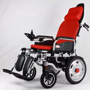 Brother Medical Silla de ruedas eléctrica con freno electromagnético de respaldo alto, cómoda y portátil, para ancianos discapacitados - Product Image 1