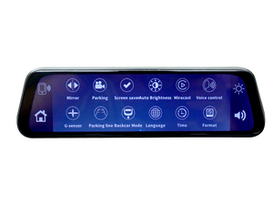 กระจกมองหลังแบบสตรีมมิ่ง HDR 2K กล้องติดรถยนต์แบบหน้าจอสัมผัสกล่องรถยนต์แบบเต็มจอ - Product Image 6