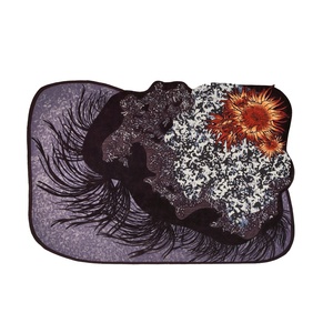Tapis en laine et soie de bambou tufté à la main LandScopeTech Sea Anemone, forme sculpturale 3D, tapis de designer pour villa de luxe - Product Image 1
