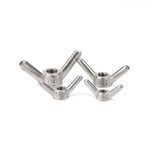 Factory Price 304 Stainless Steel Horns Butterfly Long Type Wing Nuts
