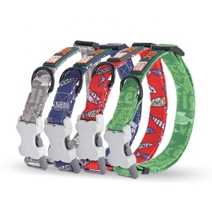 Midepet <span class=keywords><strong>Collar</strong></span> de perro de poliéster personalizable Diseño clásico simple Liberación rápida Venta caliente Accesorios para mascotas a granel Impresión personalizada - Product Image 1