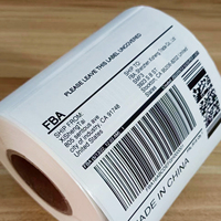 Étiquette FBA sku identification logistique autocollant marquage code à barres suivi QR code FBA boîte extérieure emballage étiquette autocollant impression