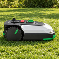 Tondeuse à gazon automatique robot avec couverture de 600 mètres carrés pour entretien de pelouse résidentielle et coupe d'herbe