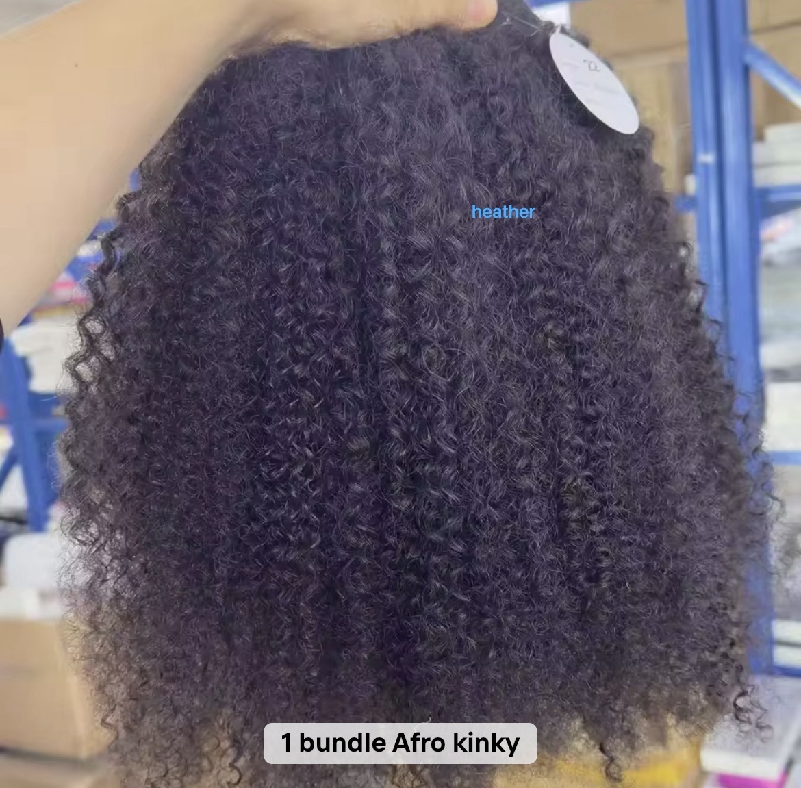 1 paquet afro crépus