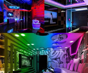 3W MR16 Base RGB LED Downlight Spotlight Home Decoration Ceiling Track Light Lamps Indoor Bedroom Living Room Super Bright Bulbs - Product Image 6