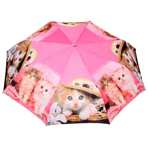 Fournisseur en vrac <span class=keywords><strong>Parasol</strong></span> blanc imperméable coupe-vent imprimable Parapluie automatique Parapluie pliable imprimé avec couvercle - Product Image 2