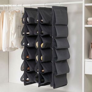High Quality 12-grid Organizer Dust Bag and <b>Shoe</b> <b>Storage</b> Hanging Bag Rotatable <b>Shoe</b> <b>Storage</b> Bag - Product Image 4