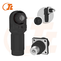 Connecteur d'angle pour borne de batterie solaire haute tension, étanche IP67, en ABS, pour connexions de fils, haute intensité