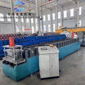 Máquina formadora de paneles de estanterías totalmente automática controlada por PLC con caja de cambios, motor, bomba y rodamientos para estanterías de supermercado - Product Image 2