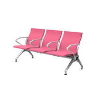 Chaise d'attente de luxe FLYA pour aéroport, 2, 3, 4, 5 places, banquette de salle d'attente pour hôpital-clinique, chaise en rangée