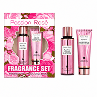 Ensemble de parfums, lotion pour le corps et spray parfumé Aqua Kiss, soin hydratant scintillant pour le corps, coffret cadeau pour femmes