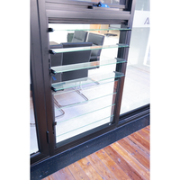 Nouveauté Fenêtres en aluminium à prix avantageux Cadre en aluminium personnalisé Villa commerciale Normes australiennes Persiennes Fenêtres en aluminium