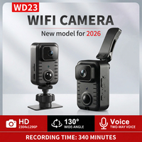 Kamera WiFi Mini WD23 dengan Visi Malam, Audio Dua Arah, Video Real-time, Logo Kustom, CE, Kamera Dalam Ruangan untuk Rumah, Pemantau Bayi, Kamera IP WIFI