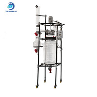 Reactor de Vidrio Encamisado Personalizado de 100L, Estructura de Doble Pared de Borosilicato de Alta Calidad para Síntesis Química y Procesos de Mezcla Personalizados