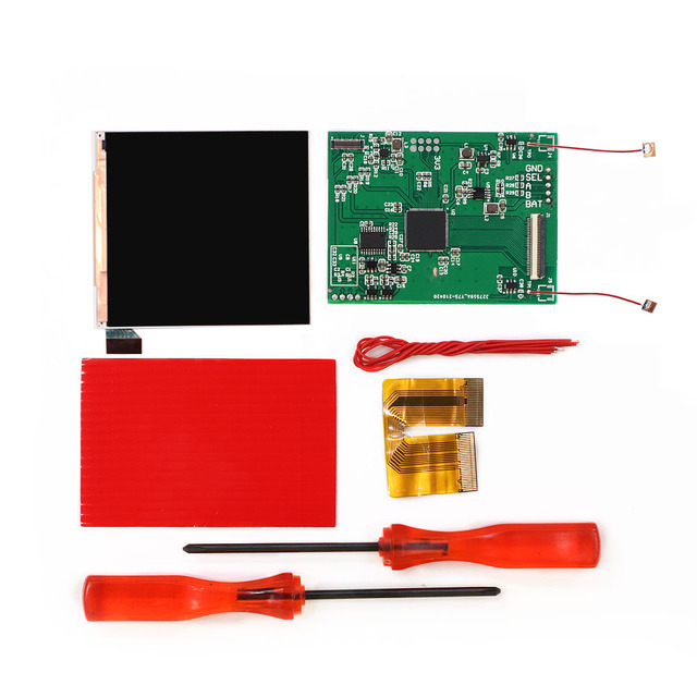 Newest Super OSD DIY Retro Pixel OSD IPS LCD Display for NGP LCD Screen for SNK Neo Geo Pocket Black/White Game Console