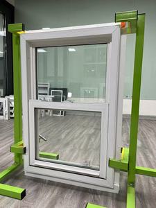 Fenêtres et portes horizontales en PVC/UPVC à double vitrage, résistantes au vent, pour hôtel, garantie 5 ans, stores enrouleurs - Product Image 6