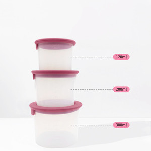 3 paquets de boîtes de conservation alimentaire en silicone empilables sans BPA, boîtes de rangement pour réfrigérateur, boîtes à fruits, boîtes à <span class=keywords><strong>sandwich</strong></span>, boîtes à lunch pour la cuisine - Product Image 2