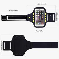 Brazalete con cinturón ajustable para teléfono móvil, banda para la muñeca, para correr, con agujero para llave, accesorios para iPhone 12