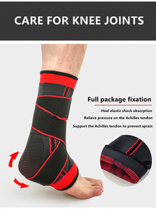 Top One alta calidad elástico gimnasio correr tobillo soporte Brace banda transpirable protector para Protección deportiva - Product Image 5