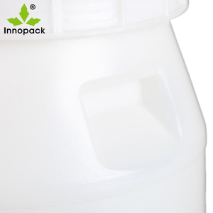 Fûts en plastique <span class=keywords><strong>bleu</strong></span> HDPE de 50 L avec <span class=keywords><strong>couvercle</strong></span> fileté et poignée - Product Image 4