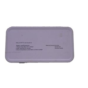Embalagem personalizada retangular do flandres olá <span class=keywords><strong>Kitty</strong></span> padrão caixa de maquiagem feminina - Product Image 2