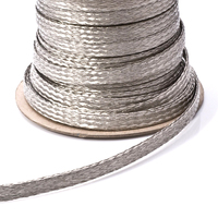Tinned Copper Flat Braid, Braided Wire Maker, 500' Length