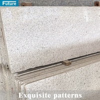 Chine pierre de granit rentable pierre naturelle granit gris clair pour projet d'escalier décoration de panneau de mur extérieur