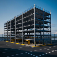 Estacionamiento de Gran Escala, Ecológico y Económico, de Producción en Masa, con Estructura de Acero Inoxidable de Múltiples Pisos, Grado Q235B/Q345B