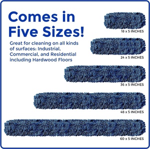 Chất Lượng Thương Mại Phong Cách Mới Có Thể Giặt Khô Microfibre Vải Bụi Lau Với Refill Pad Cho Nhà Sàn Thương Mại Làm Sạch - Product Image 3