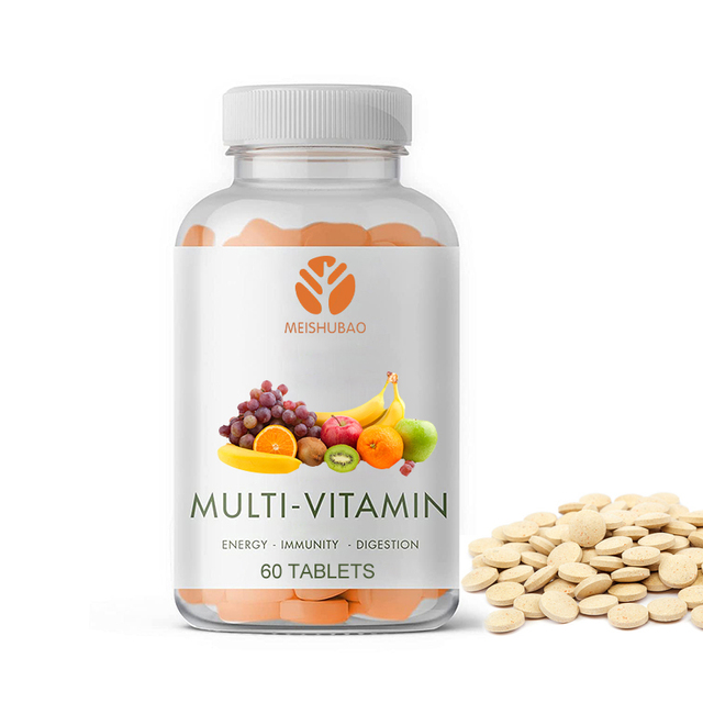 Hot Sale Multivitamin Tablets Vitamin A,C,D,E,B6,B12 Vitamin Tablets Multivitamin Mineral Tablets