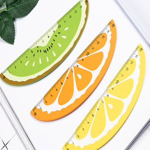 Regla de Frutas de Dibujos Animados, Regla de Madera de 15 cm para Estudiantes, Material Escolar, Suministros de Oficina, Venta al por Mayor, Promocional - Product Image 5
