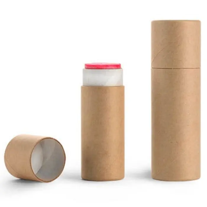 Papel de tubo de papel do lábio de cosméticos podem design personalizado