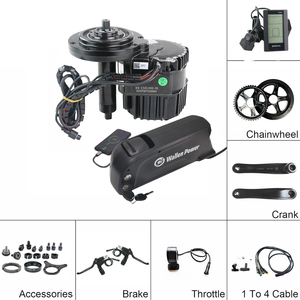 Kits de conversion de vélo électrique à moteur central 36V 250w 350w 500w 8 Fun <span class=keywords><strong>Bafang</strong></span> <span class=keywords><strong>BBS01</strong></span> avec batterie - Product Image 2