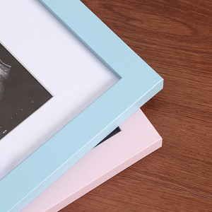 Vente en gros de cadre photo commémoratif en MDF pour bébé B-échographie plate-forme de montage photo commémorative créative pour bébé - Product Image 5