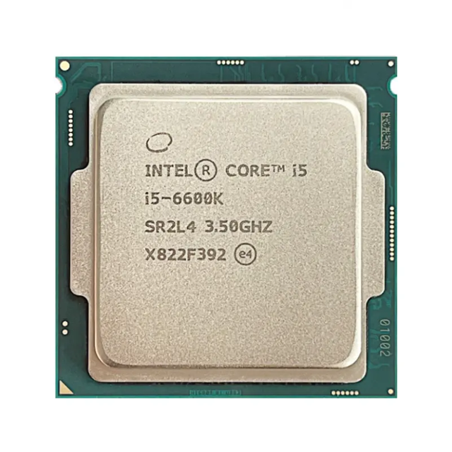 The New Processor Core I5-6600k CPU LGA 1151 Suitable for H310 B360 H370