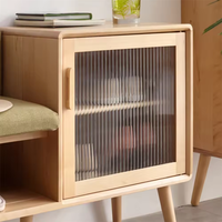 Meubles de style moderne, siège souple, plusieurs compartiments, place d'entrée, rangement de chaussures en bambou, armoire à chaussures pour le salon