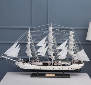 Модель корабля, напечатанная на 3D-принтере: грузовое судно, круизное судно, парусник (пластик/металл/дерево) / Большое круизное судно / Военный корабль — расписанная вручную - Product Image 1