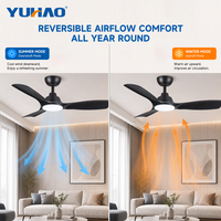 Ventilateur de plafond BLDC 42 pouces avec télécommande, 3 pales en ABS, pour la maison, la salle à manger, la chambre d'enfant, fabrication OEM ODM